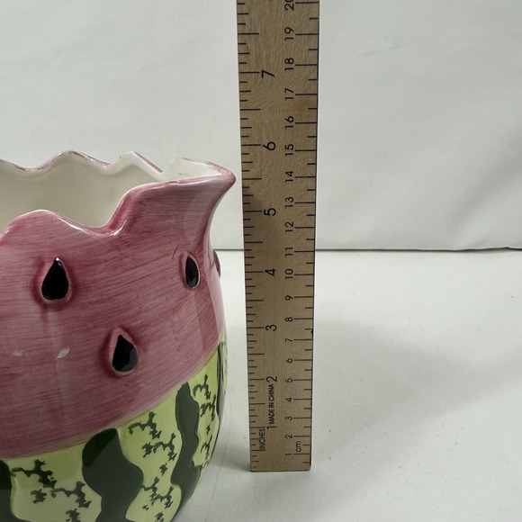 Vintage Figural Watermelon Pitcher With Handle From Cracker Barrel 90's - Picture 7 of 7
